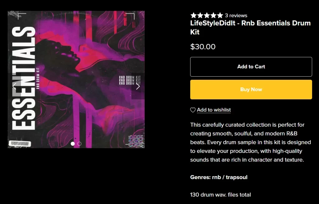 LifeStyleDidIt - Rnb Essentials Drum Kit