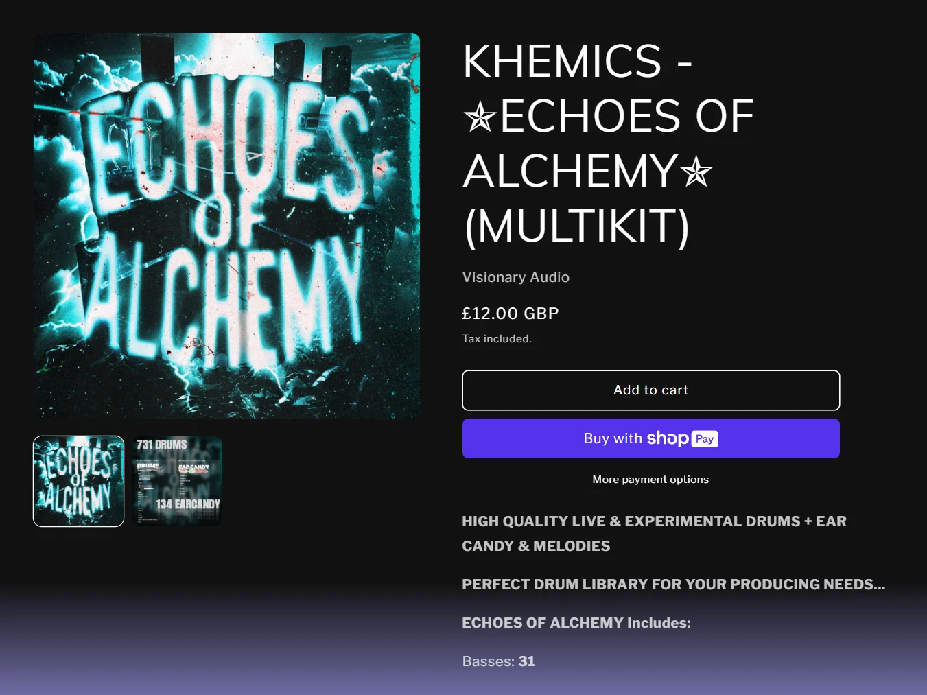 Echoes of Alchemy – 800+ Experimental Drums, Melodies & FX by Khemics