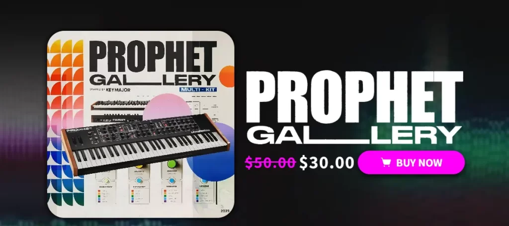 Prophet Gallery & Chroma Gallery – 500+ Analog Synth & Guitar Phrases for Cinematic Production