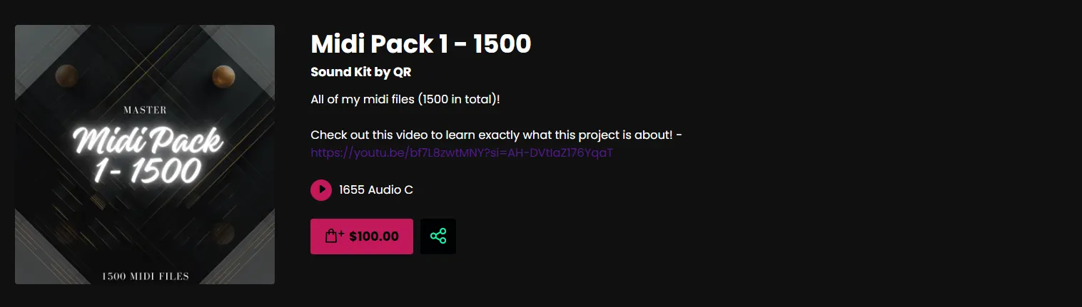 MIDI Pack 1 1500