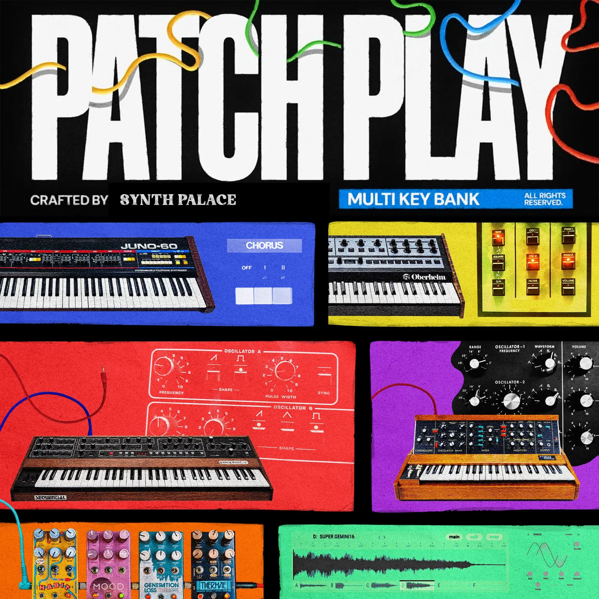 Patch Play Complete Bundle – 275+ Multi-Key Presets & 1,000+ Analog Synth Sounds