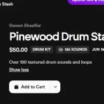 Pinewood Drum Stash cover - Steven Shaeffer