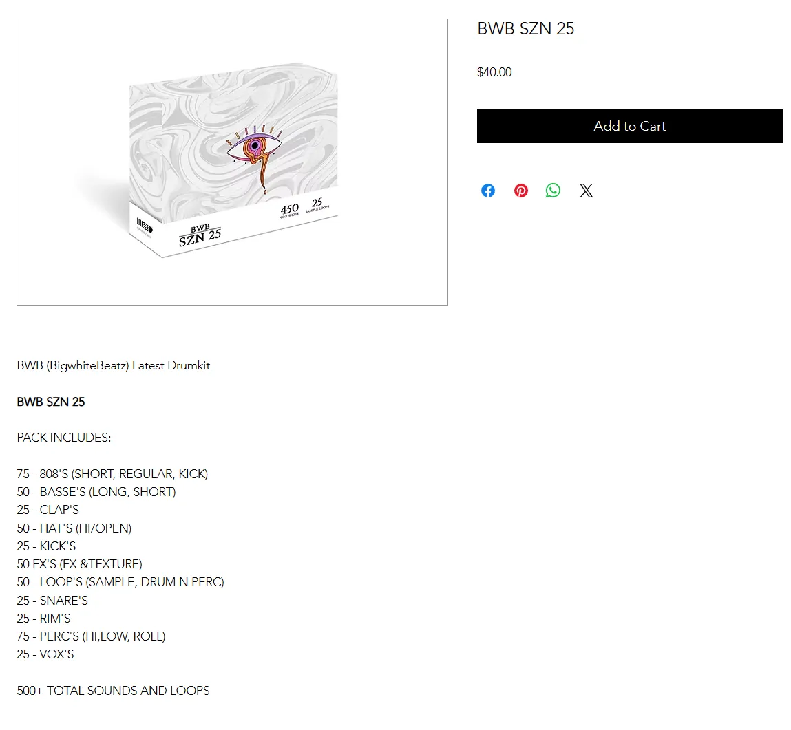 BWB SZN 25 Drum Kit by BigwhiteBeatz – 500+ premium sounds