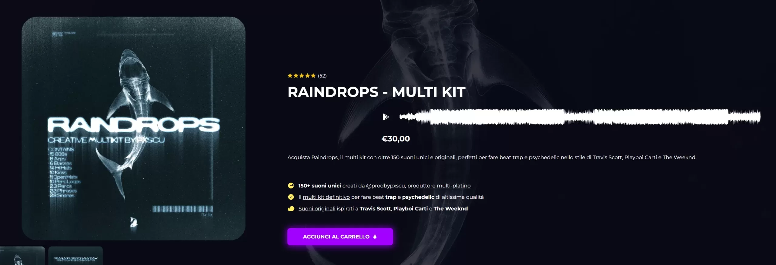 Raindrops Multi Kit cover - Hypn Vault