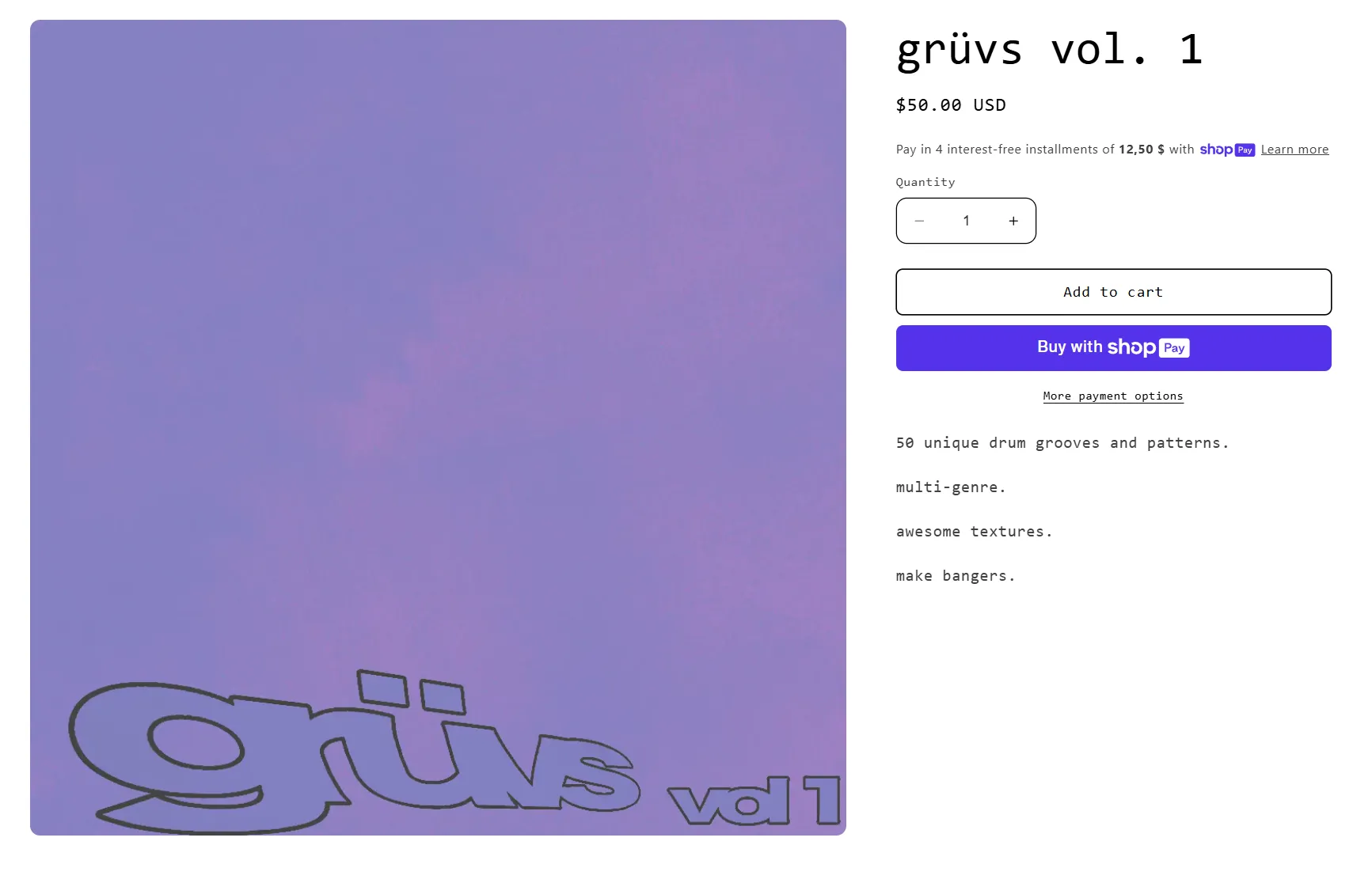 grüvs vol. 1 cover - micro+tonal