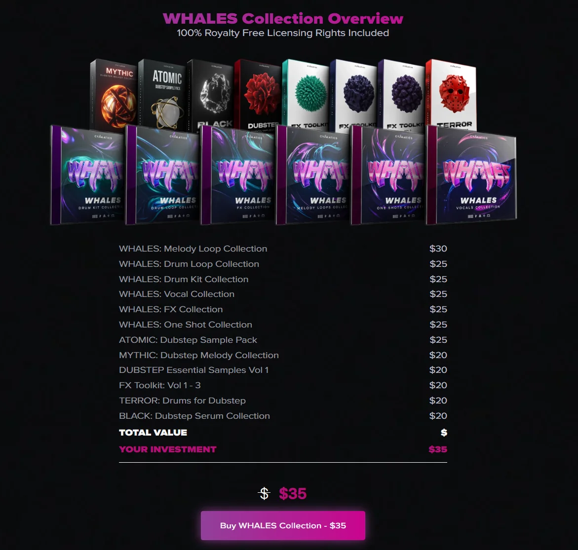 WHALES Artist Pack cover