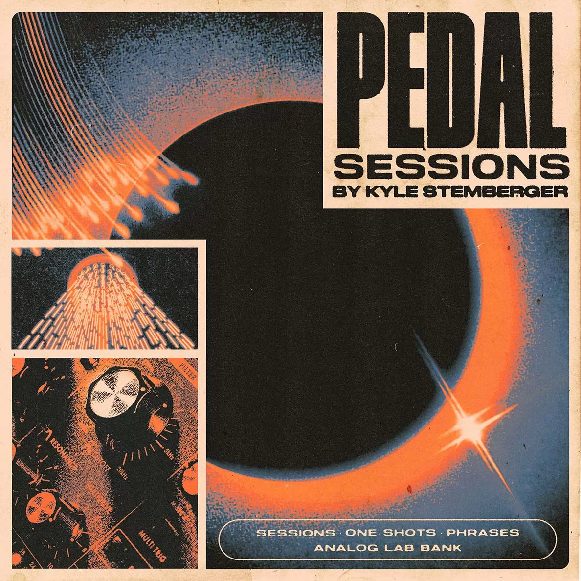alt text: Pedal Sessions: Guitar pedal sound design library for music production.